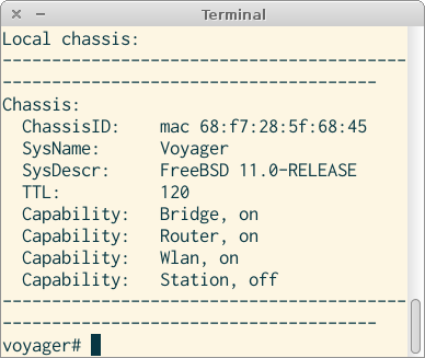 lldpci show chassis detail